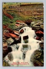 Philadelphia PA-Pennsylvania, West Park Waterfalls, Vintage c1910 Postcard picture
