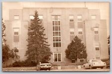 Mott North Dakota~Hettinger County Courthouse From Parking Lot~1970s RPPC picture