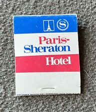 Vintage Matchbook - Paris-Sheraton Hotel - Unstruck picture