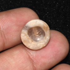 Authentic Ancient Central Asian Agate Stone Luk Mik Eye Bead over 2000 Years Old picture