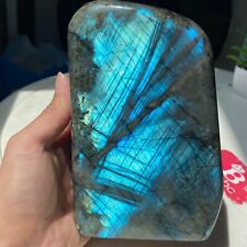 4.83LB Natural Large Labradorite Quartz Crystal Mineral Spectrolite Healing M47 picture