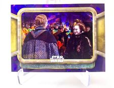 2024 Star Wars Topps Chrome Sapphire Palpatine And Queen Amidala Purple /125 picture