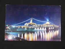 Vintage Home Lines SS Oceanic The Ship of Tomorrow Ocean Cruise Line Italy B6901 picture
