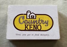 Vintage Hoyle “Country Keno Playing Cards” ~ Poker Size ~ Factory Sealed picture