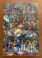 🔥SIGNED🔥 FANTASTIC FOUR #8 KOBLISH VARIANT WRAPPED CONNECTING 700 CHARACTERS picture