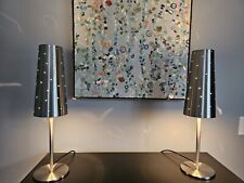 Pair of IKEA Vintage Tallvik lamps, Stainless Steel  picture