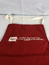 Vintage Bryan Foods Apron Flavor Of The South 28x20.5 Bryan Foods Apron WoW Look picture