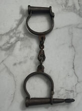 Replica Antique style Handcuffs, Metal, Stamped 