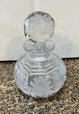 vintage cut crystal perfume bottle picture