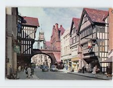 Postcard A view up Eastgate Street, Chester, England picture