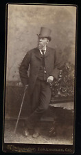 Antique 1880s 1890s Photo of Mr. Karpe, Los Angeles California Photographer picture