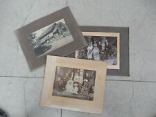 trio of  UPPER BURMA  large edwardian photos   maymao ?? picture