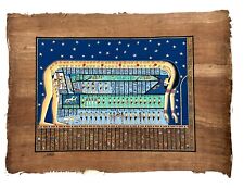 Large Handmade Papyrus Egyptian Celestial Goddess NUT Art Painting 18