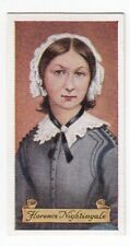 Vintage 1935 Trade Card of FLORENCE NIGHTINGALE picture