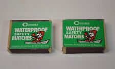 Lot of 2 Boxes Vintage Coghlan's Waterproof Wooden Safety Matches picture
