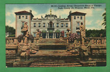 Postcard Cleopatra's Barge To Vizcaya Dade County Art Museum Miami Florida Fl picture