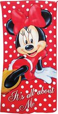 Disney Minnie Mouse Beach Towel All About Me - 100% Cotton, 30