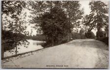 Beautiful Robinson Park Lake Trees Roadway Hiking Trail House Postcard picture