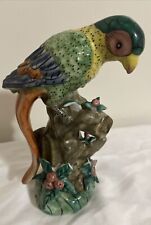 ceramic  Long Tailed parrot figurine picture