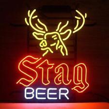 New Stag Beer Deer Man Cave Neon Light Sign 17