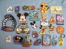 Vintage Disney  & Epcot Refrigerator Magnets & Key Chain Lot ~ Rubber 3-D Castle picture