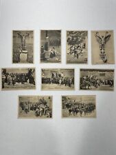 Lot of 9 1918 Vintage Postcards WWI Pantheon France USA Japan England Gift Idea picture