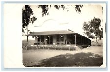 c1910's Western Railroad Ticket Office RPPC Photo Unposted Antique Postcard picture