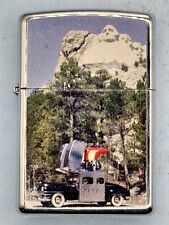 Vintage 2004 Zippo Car Road Trip Mount  Rushmore HP Chrome Zippo Lighter NEW picture