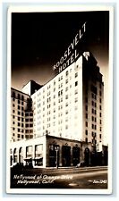 Hollywood At Orange Drive Roosevelt Hotel Hollywood CA RPPC Photo Postcard picture