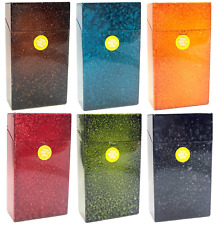 Eclipse Speckled Water Drop Design Hard Plastic Crushproof Cigarette Case, 2Ct, picture