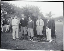 Golf Tournament Winners Receiving Monetary Awards 1935 Old Photo picture