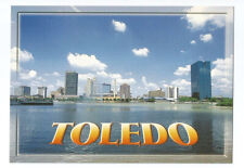 Toledo OH Postcard Ohio Skyline Maumee River picture