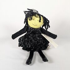Woof & Poof Halloween Doll Black Rhinestone 15