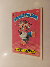 1985 Topps Garbage Pail Kids GPK Original Series 1 17b Loony Lenny  OS1 Vintage picture
