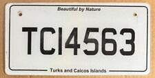 Turks and Caicos Island 2015 TEMPORARY License Plate # TCI4563 picture