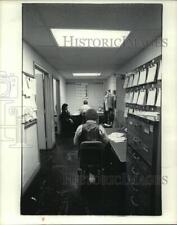 1982 Press Photo People work in office at Houston Police Department - hca32792 picture