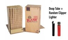 Authentic Raw King Size pre rolled Cones W/Filter tips 100 CONES + Tube&lighter picture
