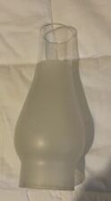 Vintage Kerosene Oil Lamp Glass Chimney Frosted Glass 7