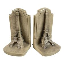Historical Wonders TMS Set of 2 Bookends 2002 Eiffel Tower Paris France picture