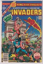 1977 MARVEL COMICS THE INVADERS ANNUAL #1 IN FN+ CONDITION picture