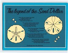 Postcard The legend of the Sand Dollar Greetings from the Seashore Florida USA picture