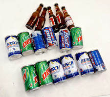 Lot of VTG Rare Made In Italy Magnet Soda and Beer Can's Busch/Bud Ice/Bud Etc picture