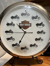 2002 Vintage Harley-Davidson Wall Clock **READ DESCRIPTION** picture