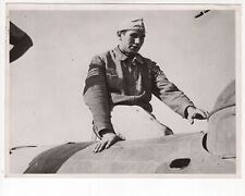 German Pilot Flies With RAF As POW 1942 WW2 Press Photo picture