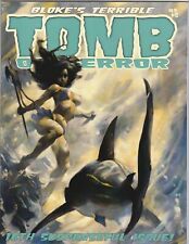 Bloke’s Terrible Tomb Of Terror #16 sharp VF/NM with Extra's signed picture etc. picture