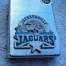 2002 NFL Zippo Lighter Jacksonville Jaguars Sealed in Case Raised Emblem Jags picture