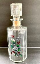 Vintage Mid Century Modern Italian Faceted Decanter Bormioli Rocco Holiday picture