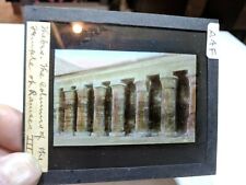 COLORED Glass Magic Lantern Slide AAF Temple of RAMSIS III EGYPT picture