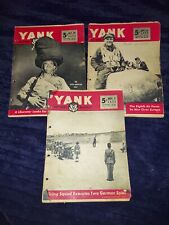 Vtg 1943 Yank WWII Magazines: Firing Squad,  Latin American Way, Signed By Owner picture