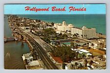 Hollywood Beach FL-Florida, The Hollywood Beach Hotel, Vintage c1974 Postcard picture